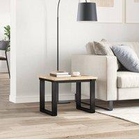 Berkfield Home Table Top Square 50x50x2 cm Solid Wood Acacia in Brown | Size: 50 x 50 x 2 cm