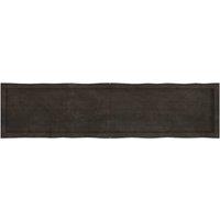 Berkfield Home Table Top Dark Grey 160x40x(2-6) cm Treated Solid Wood Live Edge in Charcoal
