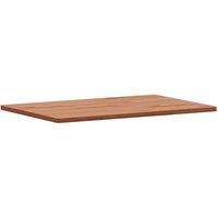 Berkfield Home Table Top 60x40x1.5 cm Rectangular Solid Wood Beech in Tan