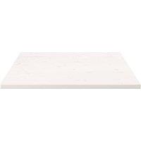 Berkfield Home Table Top White 90x90x2.5 cm Solid Wood Pine Square