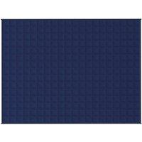 Berkfield Home Weighted Blanket Blue 150x200 cm 7 kg Fabric