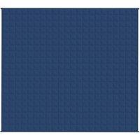 Berkfield Home Weighted Blanket Blue 200x220 cm 13 kg Fabric