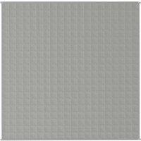 Berkfield Home Weighted Blanket Grey 200x200 cm 9 kg Fabric