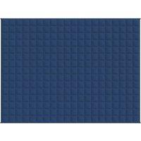 Berkfield Home Weighted Blanket Blue 152x203 cm 7 kg Fabric