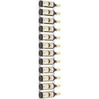 Berkfield Home Wall Mounted Wine Rack for 12 Bottles White Iron