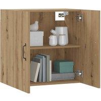 Berkfield Home Wall Cabinet Artisan Oak 60x31x60 cm Engineered Wood in Brown | Size: 60 x 31 x 60 cm