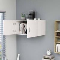 Berkfield Home Wall Mounted Cabinet White 80x39x40 cm Engineered Wood | Size: 80 x 39 x 40 cm