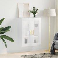 Berkfield Home Wall Mounted Cabinet White 69.5x34x90 cm