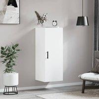 Berkfield Home Wall Mounted Cabinet White 34.5x34x90 cm