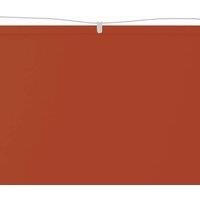 Berkfield Home Vertical Awning Terracotta 140x800 cm Oxford Fabric in Burnt Orange