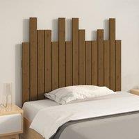 Berkfield Home Wall Headboard Honey Brown 95.5x3x80 cm Solid Wood Pine