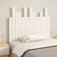 Berkfield Home Wall Headboard White 95.5x3x80 cm Solid Wood Pine