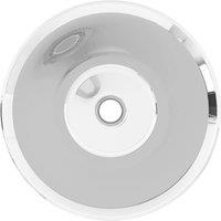 Berkfield Home Wash Basin 42x14 cm Ceramic Silver