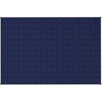 Berkfield Home Weighted Blanket Blue 122x183 cm 9 kg Fabric in Navy