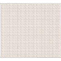 Berkfield Home Weighted Blanket Light Cream 200x220 cm 13 kg Fabric