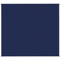 Berkfield Home Weighted Blanket Blue 200x230 cm 13 kg Fabric