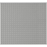 Berkfield Home Weighted Blanket Grey 200x230 cm 9 kg Fabric