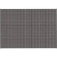 Berkfield Home Weighted Blanket Grey 140x200 cm Single 10 kg Fabric