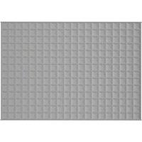 Berkfield Home Weighted Blanket Grey 140x200 cm Single 6 kg Fabric