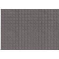 Berkfield Home Weighted Blanket Grey 150x200 cm 11 kg Fabric
