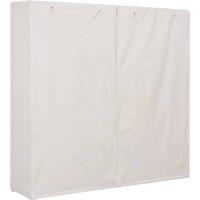 Berkfield Home Wardrobe White 173x40x170 cm Fabric | Size: 173 x 40 x 170 cm