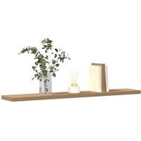 Berkfield Home Wall Shelves 4 pcs Artisan Oak 60x20x1.5 cm Engineered Wood in Brown
