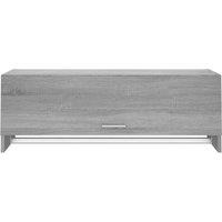 Berkfield Home Wardrobe Grey Sonoma 100x32.5x35 cm Engineered Wood