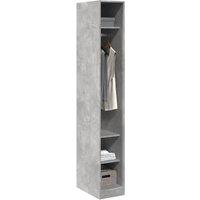 Berkfield Home Wardrobe Concrete Grey 30x50x200 cm Engineered Wood | Size: 30 x 50 x 200 cm