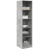 Berkfield Home Wardrobe Concrete Grey 50x50x200 cm Engineered Wood | Size: 50 x 50 x 200 cm