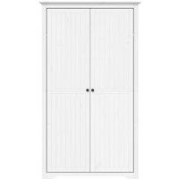 Berkfield Home Wardrobe BODO White 101x52x176.5 cm Solid Wood Pine