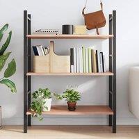 Berkfield Home Wall Shelf Light Brown 100x40x2 cm Treated Solid Wood Oak | Size: 100 x 40 x 2 cm