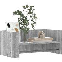 Berkfield Home Wall Shelf Grey Sonoma 70.5x35x30.5 cm Engineered Wood