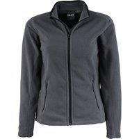 TEE JAYS Women's Full Zip Active Lightweight Fleece Jacket in Dark Grey | Size: Large