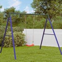 Berkfield Home Outdoor Swing Seat for Kids Single with Adjustable Rope Red