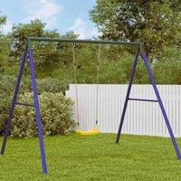 Berkfield Home Outdoor Swing Seat for Kids Single with Adjustable Rope Yellow