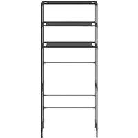 Berkfield Home Durable 3-Tier Storage Rack over Laundry Machine Black 69x28x169 cm | Size: 69 x 28 x 169 cm