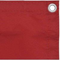 Berkfield Home Modern Balcony Screen Red 120x500 cm Oxford Fabric