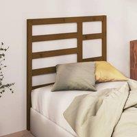Berkfield Home Beautiful Bed Headboard Honey Brown 81x4x104 cm Solid Wood Pine | Size: 81 x 4 x 104 cm