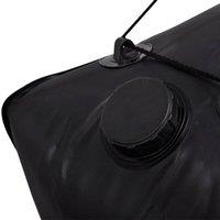 Berkfield Home Comfortable Camp Shower Solar Shower Outdoor Bath 40 L in Black