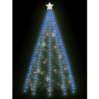 Berkfield Home Bright Christmas Tree Net Lights with 300 LEDs Blue 300 cm