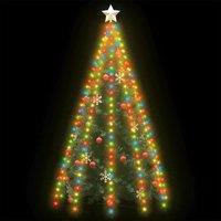 Berkfield Home Bright Christmas Tree Net Lights with 250 LEDs Colourful 250 cm