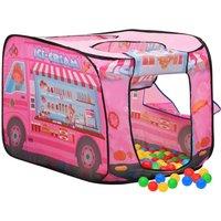 Berkfield Home Durable Children Play Tent Pink 70x112x70 cm | Size: 70 x 112 x 70 cm