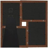 Berkfield Home Modern Collage Photo Frame for 4x(10x15 cm) Picture Dark Brown MDF | Size: 10x15 cm