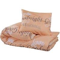Berkfield Home Elegant Duvet Cover Set Pink 225x220 cm Cotton