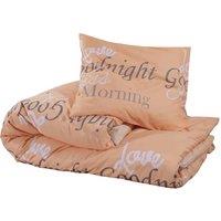 Berkfield Home Elegant Duvet Cover Set Pink 200x200 cm Cotton
