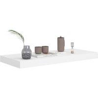 Berkfield Home Durable Floating Wall Shelf White 60x23.5x3.8 cm MDF