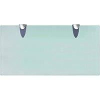 Berkfield Home Modern Floating Shelf Glass 40x20 cm 8 mm in Clear