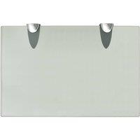 Berkfield Home Modern Floating Shelf Glass 30x20 cm 8 mm in Clear