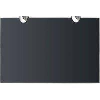 Berkfield Home Modern Floating Shelf Glass 30x20 cm 8 mm in Black