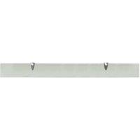 Berkfield Home Modern Floating Shelf Glass 100x10 cm 8 mm in Clear